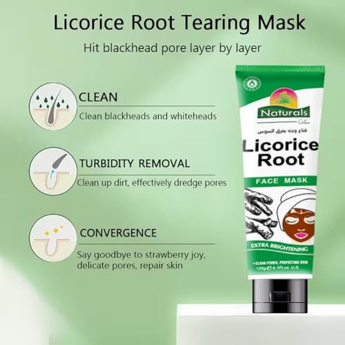 Naturals Licorice Exfoliating Mask - 120g | Brightening & Smoothing Skin Care
