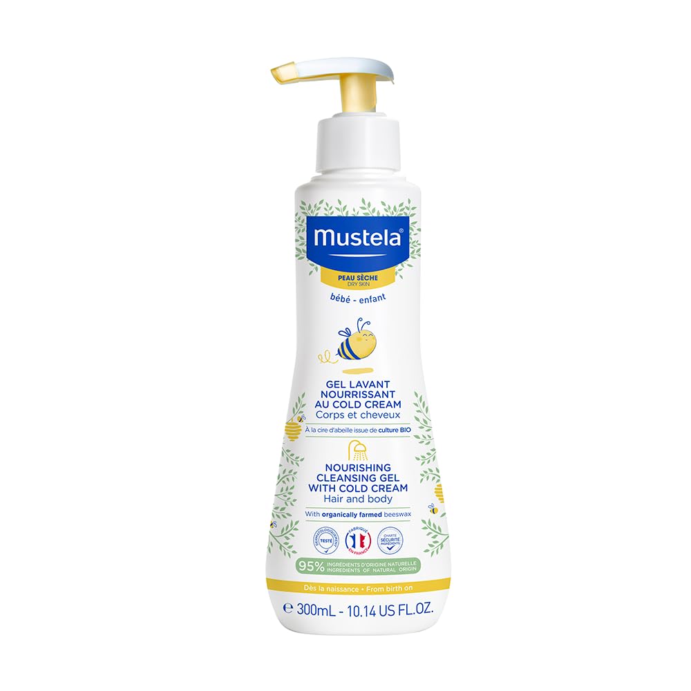 Mustela Baby Nourishing Cleansing Gel: Gentle Hair & Body Wash