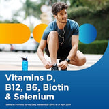 Centrum Men's Multivitamin Supplement with Vitamin D3, B Vitamins, Antioxidants & Zinc - 250 Tablets, Gluten-Free, Non-GMO