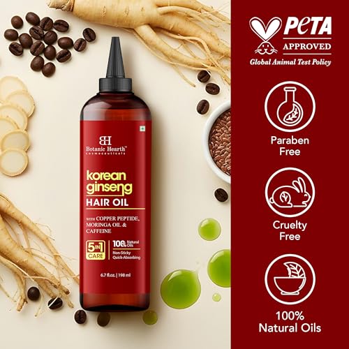 Botanic Hearth Korean Ginseng Hair Oil 6.7 fl oz