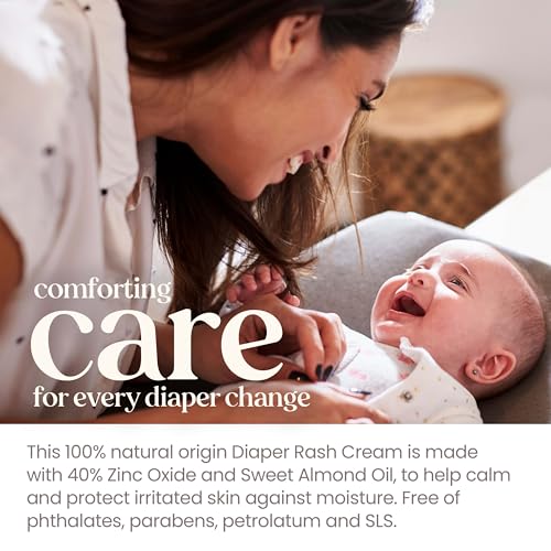 Burt's Bees Baby Diaper Rash Ointment - Maximum Strength 40% Zinc Oxide 3 oz Pack of 2