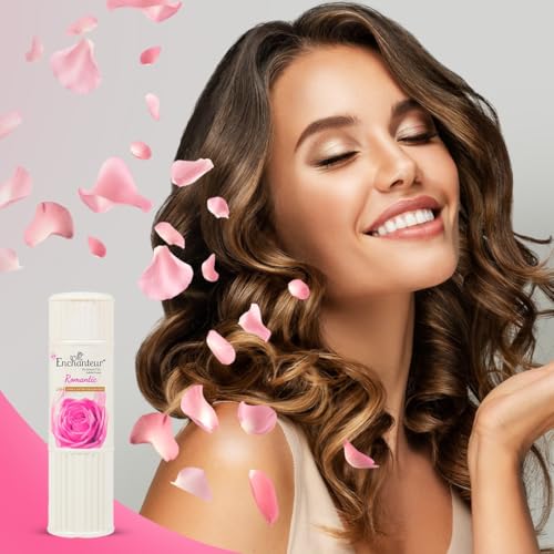 Enchanteur Romantic Perfumed Talc - Roses & Jasmine, 125g