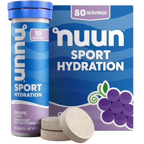 Nuun Sport Electrolyte Drink Tablets - Grape (80 Servings)