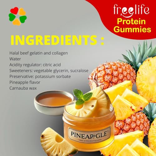 FreeLife Pineapple Protein Gummies - 32g Single Pack