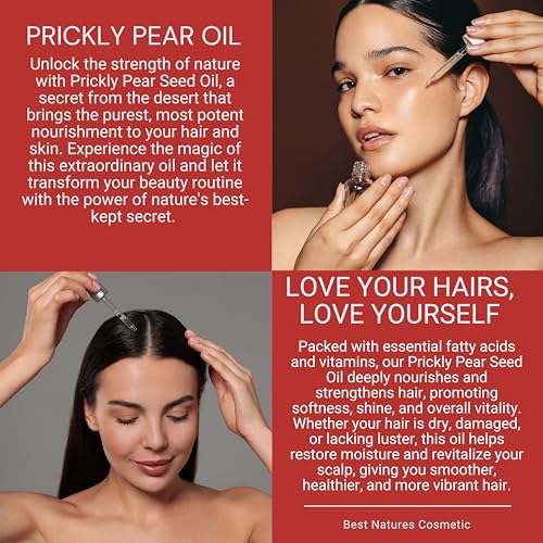 Nature's Cosmetics Organic Prickly Pear Seed Face Oil, 15ml
