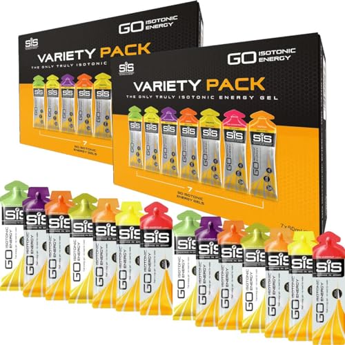 SiS Science in Sport Running Energy Gels - Electrolyte & Hydration Variety Pack (14 x 60ml)