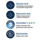 CeraVe SA Cleanser | Salicylic Acid BHA Exfoliant for Face | 16 Ounce