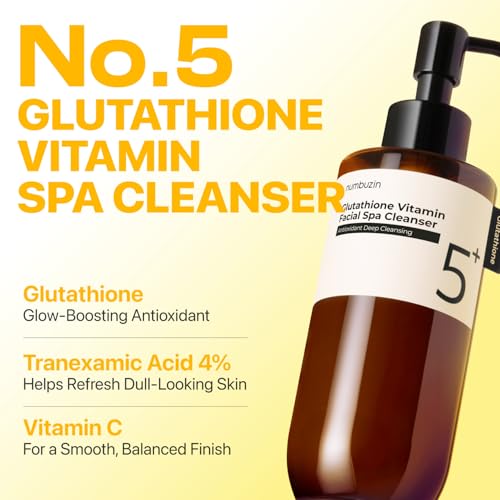 No.5+ Glutathione C Facial Spa Cleanser – Brightening & Antioxidant Gel Cleanser