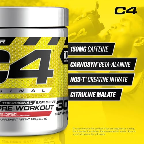 Cellucor C4 Original Pre Workout Energy Powder Fruit Punch - 30 Servings