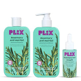 PLIX Rosemary Anti Hairfall Regime Combo - 3% Redensyl Serum, Shampoo & Conditioner