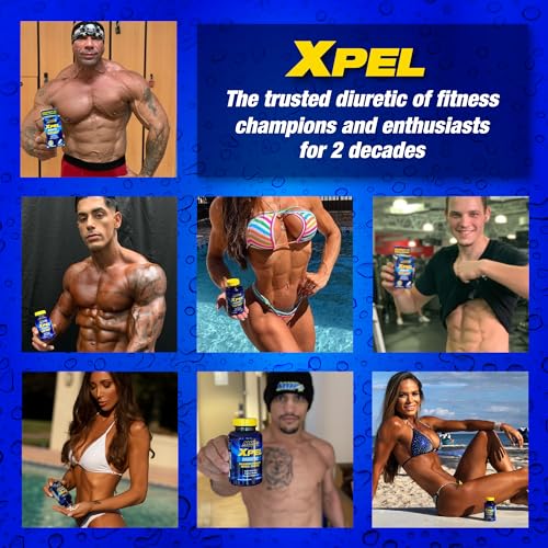 MHP Xpel Strength Herbal Diuretic - 80 Capsules for Rapid Water Loss