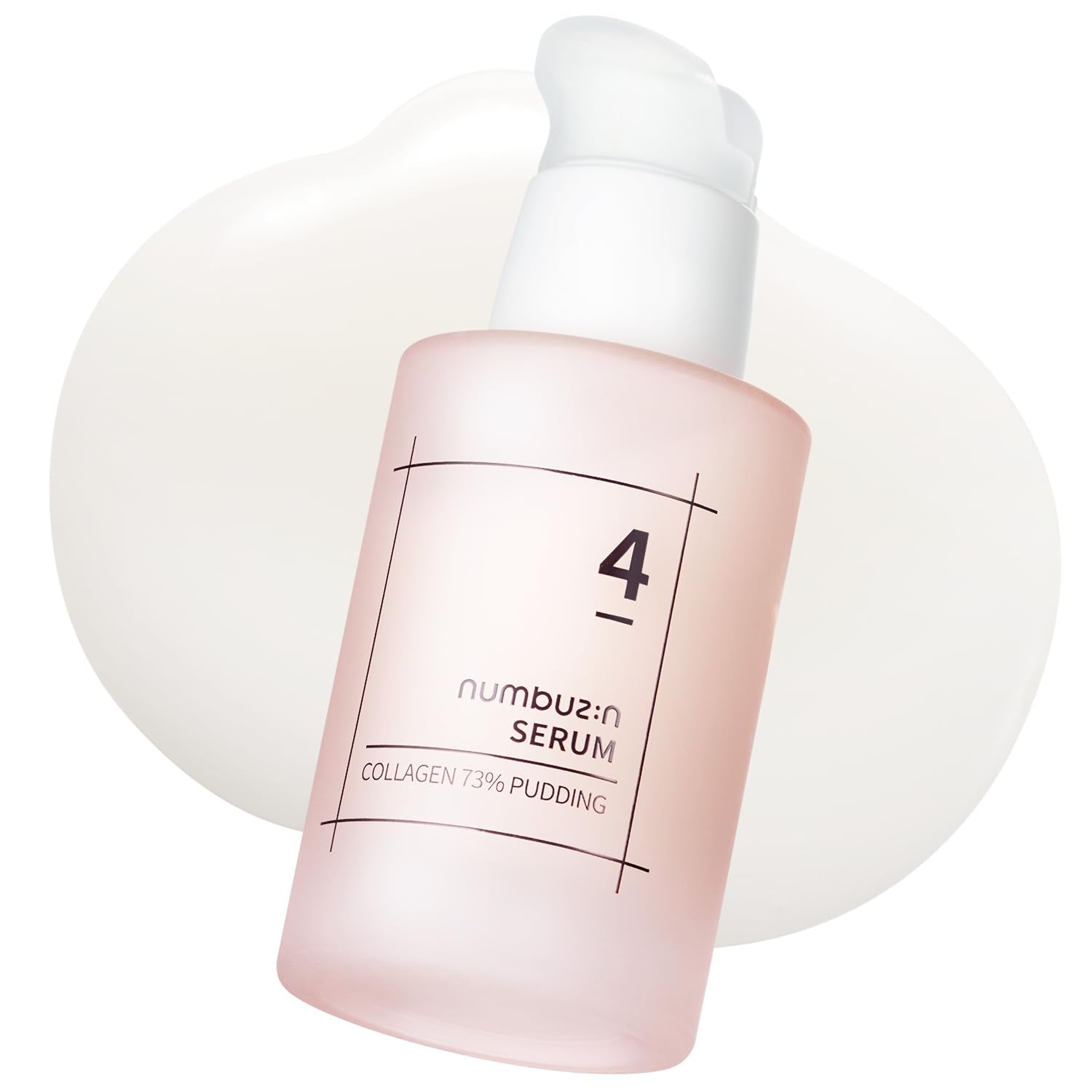 numbuzin No.4 Collagen 73% Pudding Serum – Anti-Aging Formula for Wrinkles, Firmness & Elasticity | Low-Molecular Collagen, Elastin & Hyaluronic Acid | Korean Skincare | 50ml