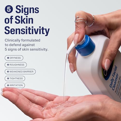 CETAPHIL Face Wash for Sensitive Skin | Gentle Foaming Cleanser 2-Pack