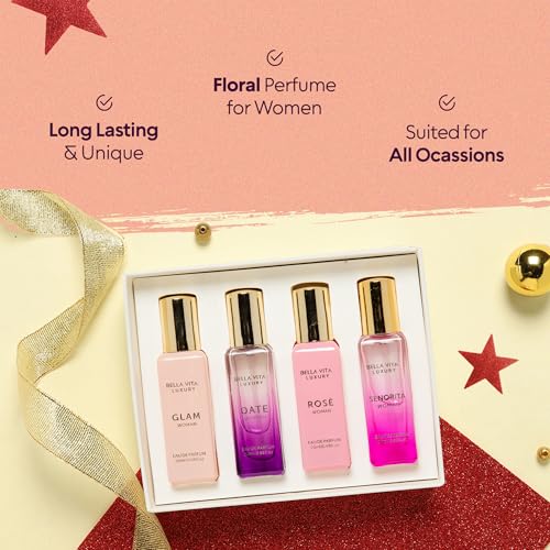 Bella Vita Luxury Woman Eau De Parfum Gift Set - 4x20 ml Floral & Fruity Fragrances