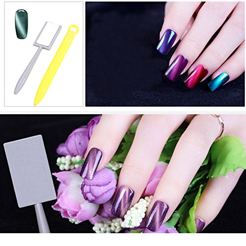 Born Pretty Magnetic Nail Polish & Cat Eye Magnet Tool Kit - 11 Pcs Set