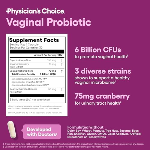 Physician's CHOICE Female Power Duo Pack - Probiotic + Probiotic for Women