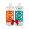 70% & 99.9% Isopropyl Alcohol 2-Pack 1000ml + Spray 120ml - SPF Professional Disinfectant Collection
