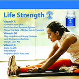 Life Strength ADK - Vitamins A, D3 & K2 (MK7) for Bone, Heart & Immune Support - 90 Capsules