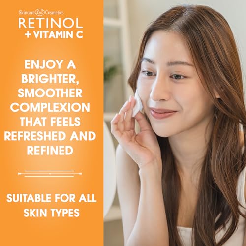 LIVAURA Retinol + Vitamin C Face Toner 200ml - Brightening & Anti-Aging for All Skin Types