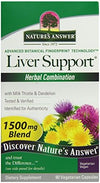 Nature's Answer Liver Support - 90 Vegetarian Capsules (1500mcg)