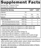 Nordic Naturals, Children's DHA Gummy Chews, Ages 3+, Tropical Punch, 600 mg, 30 Gummies