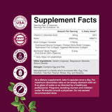 Advanced Multi Collagen Complex (Types I, II, III, V, X) with Biotin & BioPerine