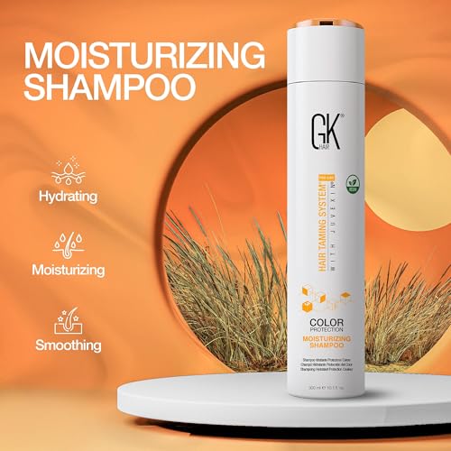 GK HAIR Moisturizing Color Protection Shampoo - Organic, Sulfate & Paraben Free (10.1 fl.oz)