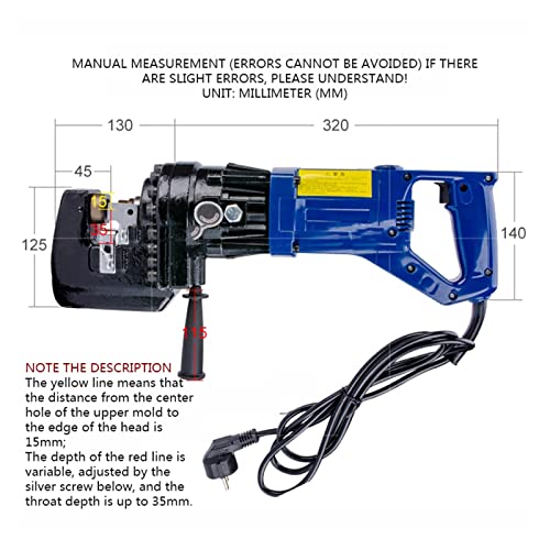MHP-20 Portable Electric Hydraulic Punching Machine for Stainless Steel