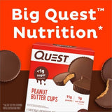 Quest Nutrition High Protein Low Carb, Gluten Free, Keto Friendly, Peanut Butter Cups, 17.76 Ounce