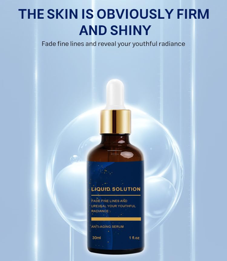 Anti-Aging Serum with Hyaluronic Acid & Vitamin C - Hydrating & Brightening Formula - 30ml