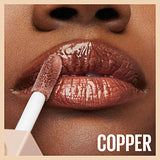 Maybelline Lifter Gloss Hydrating Lip Gloss with Hyaluronic Acid - Copper Terracotta Neutral | 0.18 Ounce