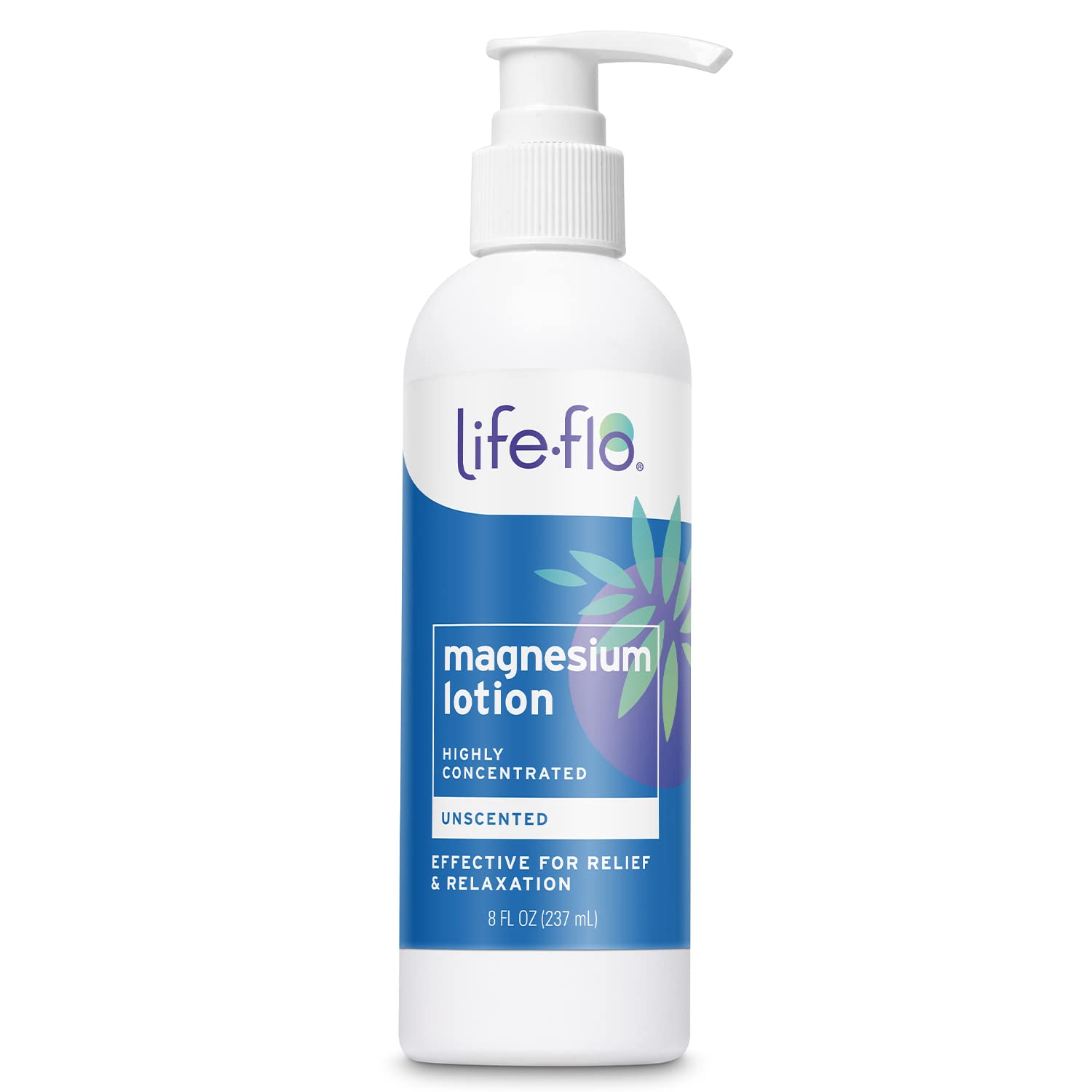 Life-flo Unscented Magnesium Lotion - 8oz - Muscle & Joint Relief