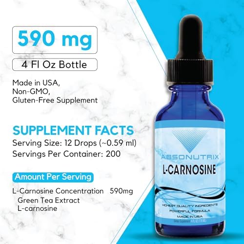 Absonutrix L-Carnosine: High Potency Drops for Enhanced Bioavailability