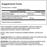 Swanson Premium Kelp: Natural Iodine for Thyroid Support (250 Tablets)