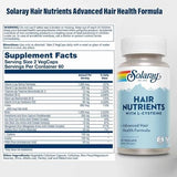 Solaray Hair Nutrient, 60 Vegetable Capsules