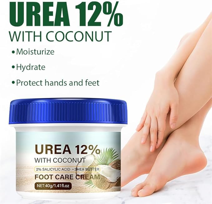 YelaJoy Urea 40% Plus Foot Cream - 2Pcs, 40g Each