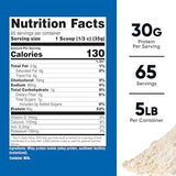 Nutricost Whey Protein Isolate Unflavored - 5LBS
