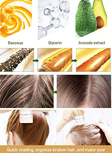 L&Wen Hair Wax Stick - Strong Hold for Flyaways & Edge Frizz (Unisex) 75g