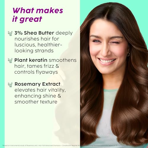 PLIX Rosemary Anti-Hair Fall Conditioner for Soft, Smooth & Shiny Hair (5.91 fl oz)