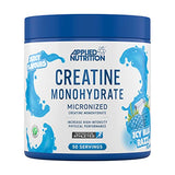 Applied Nutrition Creatine Monohydrate Micronized Powder – 250g Icy Blue Razz – Pure Muscle Strength, Performance & Recovery Supplement