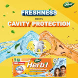 Dabur Herbal Advanced Clove Gel Toothpaste for Cavity Protection - 150g