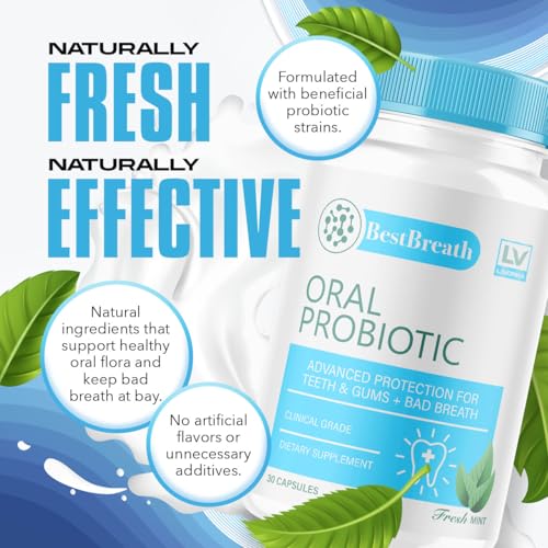 LIVORKA Best Breath Oral Probiotic - Advanced Breath Freshening Pills (1 Pack)