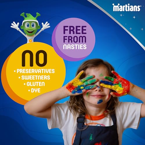 Martians Bone Active Gummies - Multivitamins for Children with Vitamin D, Calcium & K, 60 Pieces