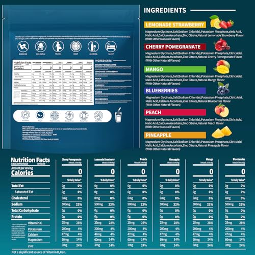 OZENKE Electrolytes Powder Packets - 30 Sticks Sugar-Free Hydration | 6 Flavors