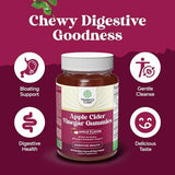Apple Cider Vinegar Gummies for Weight Loss - Cleanse & Detox Gummies for Gut Health, Bloating & Energy Support - ACV Chews with B12 Vitamin, B6 & Pomegranate for Better Metabolism - 60 Count