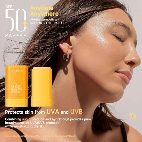 Hepiide Sunscreen Stick SPF50+ PA++++ – Non-Sticky, Sun Protection for Face & Body All Skin Types
