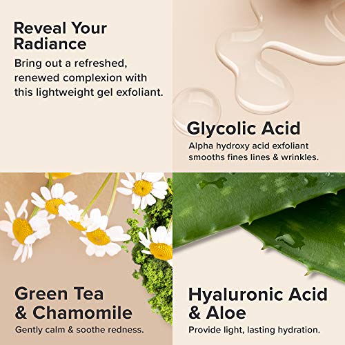 Paula's Choice SKIN PERFECTING 8% AHA Gel Exfoliant - Glycolic Acid with Chamomile & Green Tea, 0.5 oz