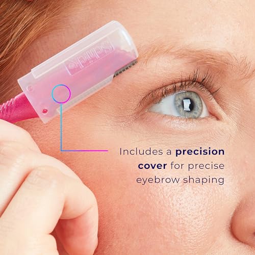 Schick Silk Touch-Up Dermaplaning Tool - 9 Count - Exfoliating & Peach Fuzz Remover