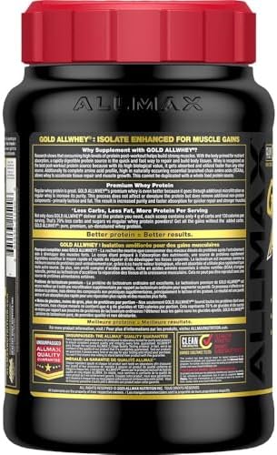 ALLMAX, GOLD ALLWHEY®, Premium Whey Protein, Chocolate Peanut Butter, 5 lbs (2.27 kg)