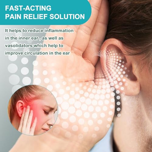 Ear Care Elixir for Tinnitus and Earache Relief - Anti-Bacterial Ear Drops for Ear Canal Health